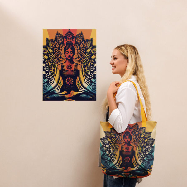 Breathe Deep tote bag - Image 3