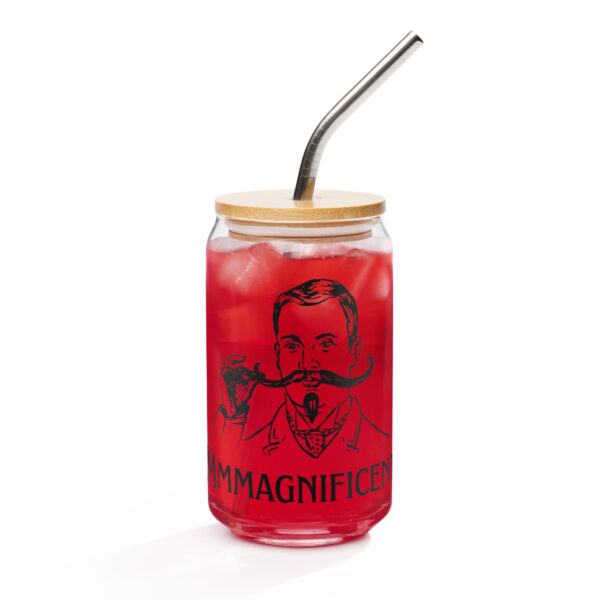 A Mmmagnificent Can-shaped glass